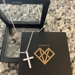 Silver Cross Pendant Necklace